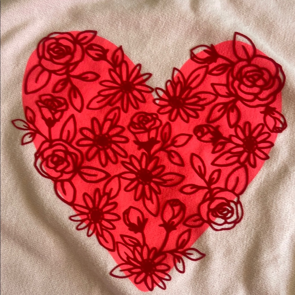 Cat & Jack Pink Sweatshirt and NWT Black Graphic Tee Set - Girls - Picture 5 of 7